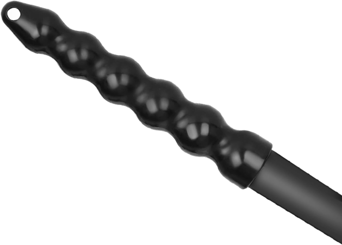 20” Breathable Equestrian Riding Whip – Hollow Design with Ergonomic Wavy Handle, Lightweight & Durable