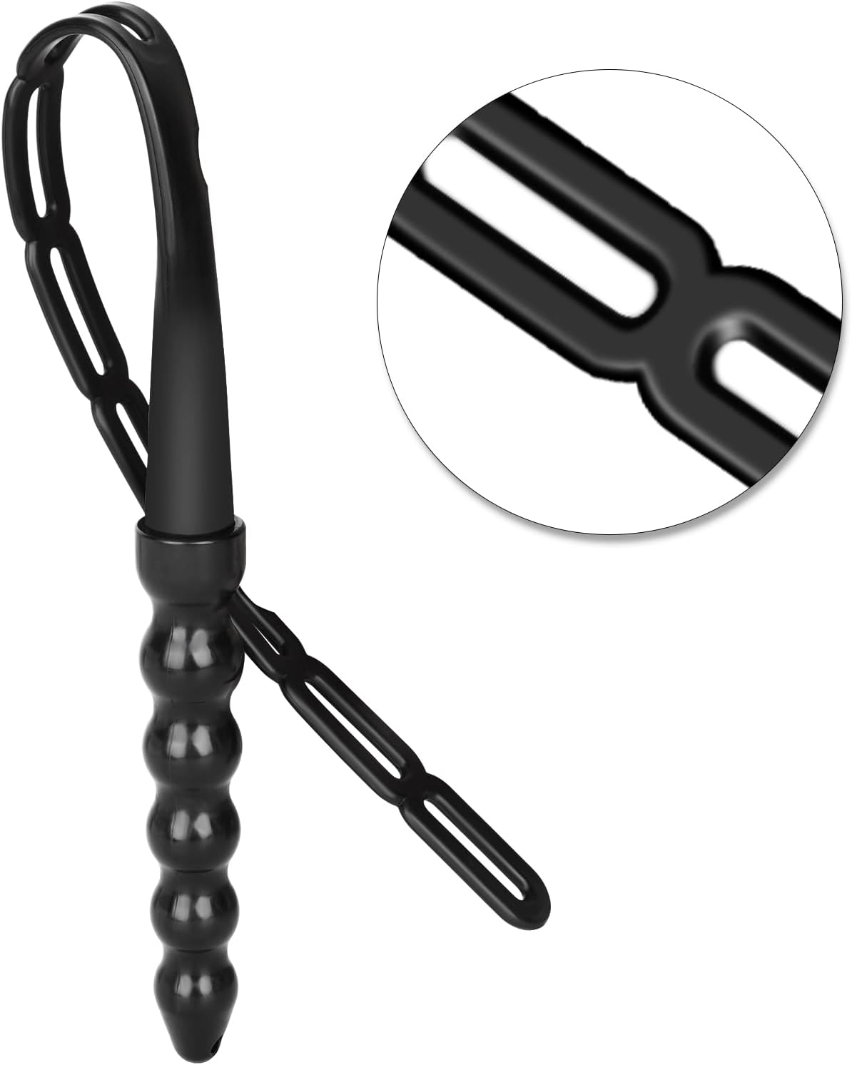 20” Breathable Equestrian Riding Whip – Hollow Design with Ergonomic Wavy Handle, Lightweight & Durable
