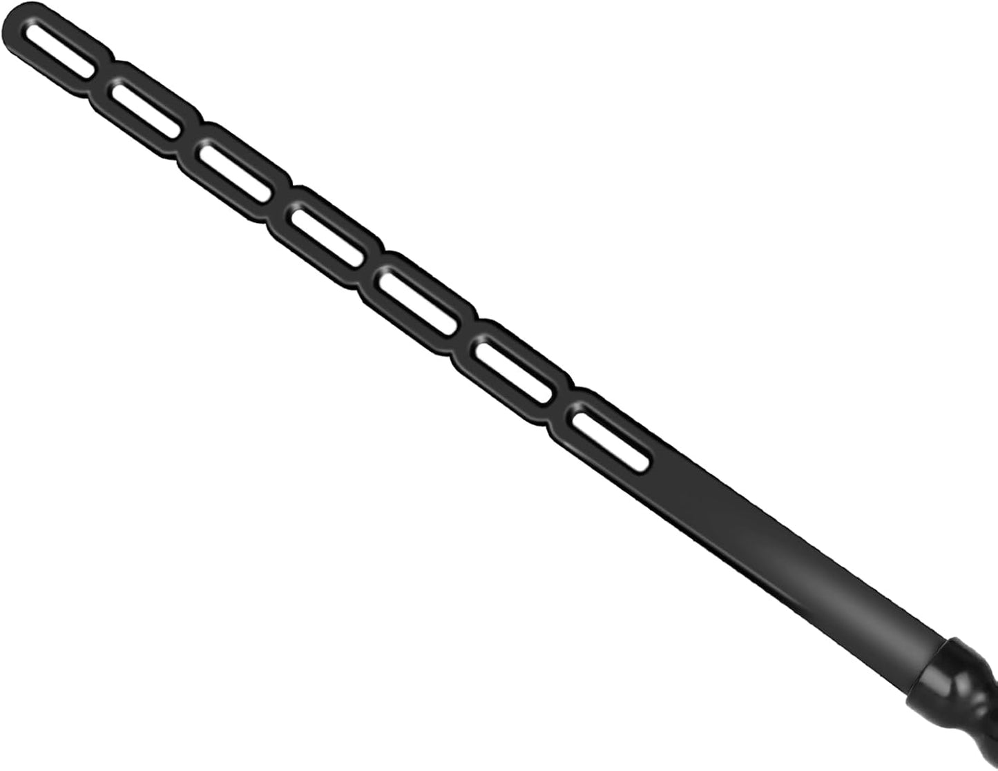 20” Breathable Equestrian Riding Whip – Hollow Design with Ergonomic Wavy Handle, Lightweight & Durable