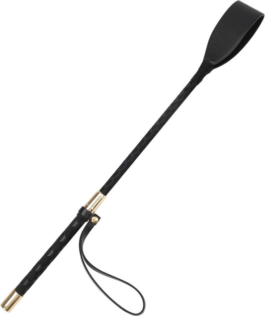 45cm Equestrian Riding Crop – Lightweight with Fiberglass Shaft + Anti-Slip Grip + Gentle Strike Design