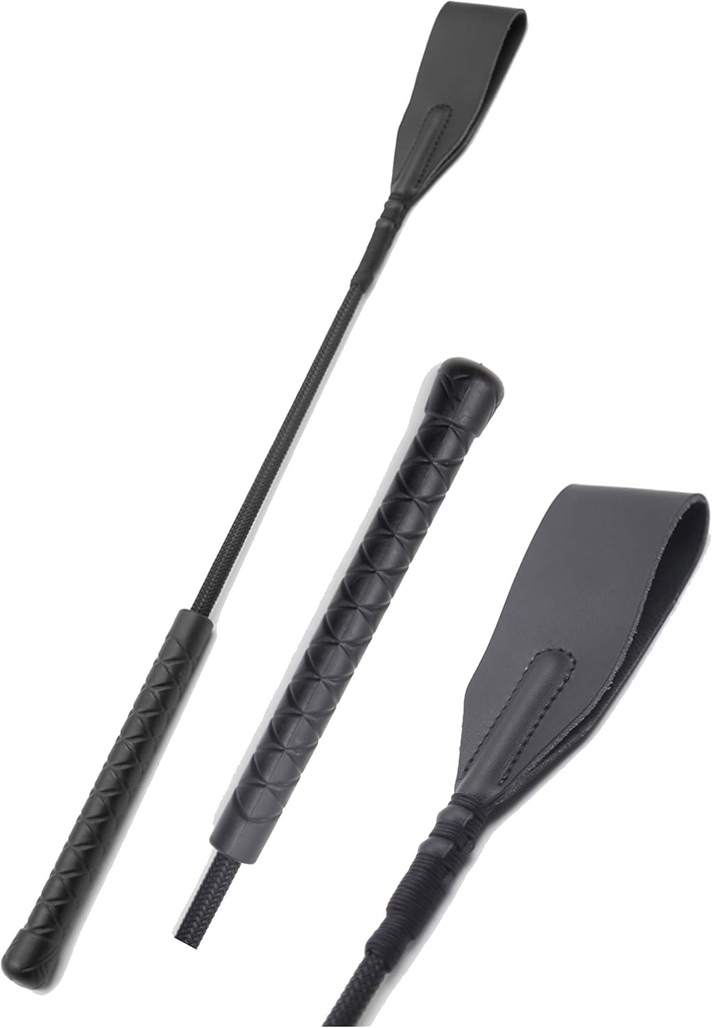 18-Inch Professional Equestrian Riding Crop – Fiberglass Shaft + Anti-Slip Grip + Precision Control Design