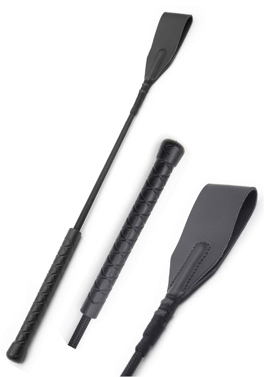 18-Inch Professional Equestrian Riding Crop – Fiberglass Shaft + Anti-Slip Grip + Precision Control Design